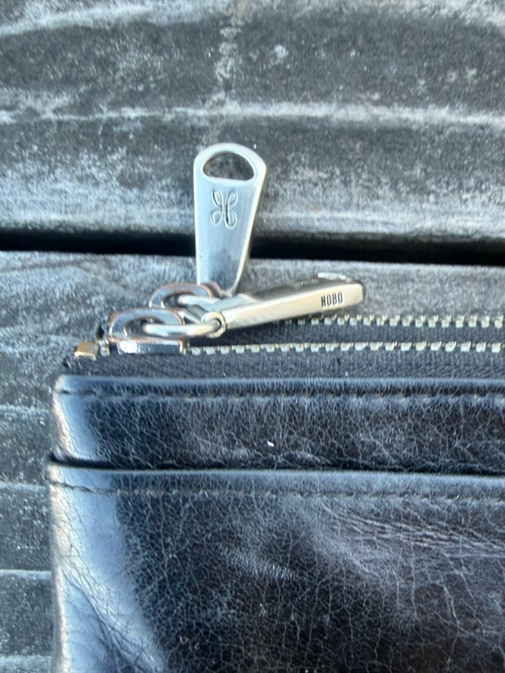 Hobo Black Leather Wallet - Picture 2 of 7